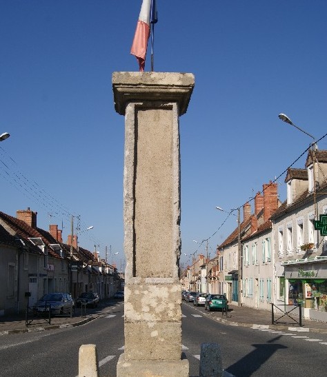 Borne du centre de la France