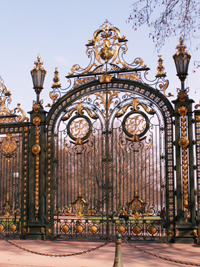 Parc de la Tête d'Or: entrée Winston Churchill